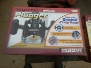 NEW MILESCRAFT 1000 PLUNGE BASE FOR DREMEL OTHER ROTARY TOOL