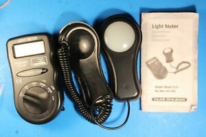 Clas Ohlson Digital Light LUX Meter ST-1300 with Case &amp; Manual