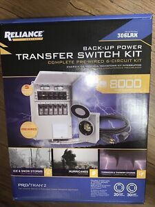 Reliance 31406CRK 6-Circuit Transfer Switch Kit Brand New Factory Sealed.