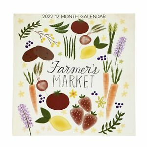 2022 Farmer&#039;s Market 12 Month Wall Calendar