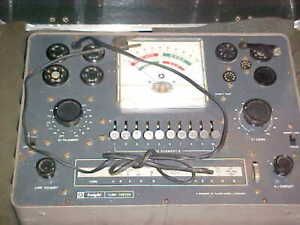 Vintage KNIGHT TUBE TESTER Model 600A 83XY635/ 83YX636 , ALLIED RADIO - Working