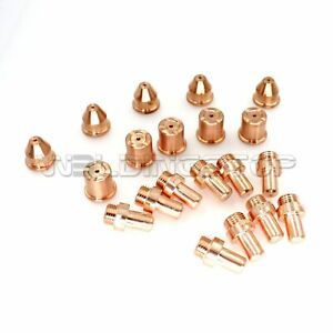 Short Drag Pipe Tips Electrodes for Eastwood Versa Cut 60A Plasma Torch PK20