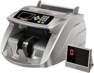 Money Counter with UV/MG/IR Detection, Bill Counting Machine with Counterfeit De