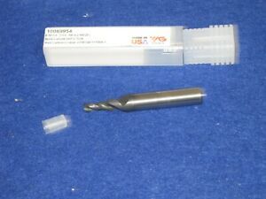 YG-1  DRILL C`Sink, Solid Carbide 0.1915 x 0.375 x 0.450 x 2.485 2FL &#034;LOT OF 27&#034;