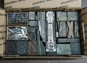 Wood Type, Metal Type, Print Blocks assorted Letterpress Printing Kelsey