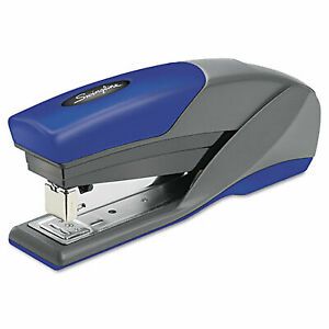 Swingline 66404 LightTouch Reduced Effort Stapler  20-Sheet Capacity  Blue