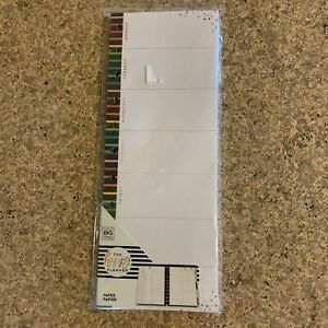 MAMBI The Happy Planner Girl BIG Filler Paper Monday - Friday New 60 Sheets