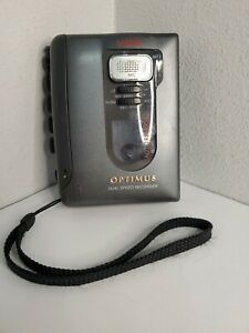 OPTIMUS CTR-114 Voice Activation Cassette Tape Recorder Player Radio Shack 