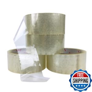 Sealing Clear Packing Tape 2&#034; X 110 Yd Acrylic Shipping Moving 36 Rolls Per Case