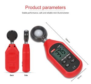 UT383 Photometer 0~199,900Lux Tes Digital Luxmeter Light Meter Luminometer