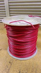 22 AWG STYLE 1015 MACHINE TOOL WIRE OR AWM 600V 105C RED 800&#039; LENGTH