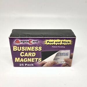 Self-Adhesive Magna Card Business Card Size Magnets Magic Card 25 PACK NEW