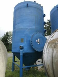 Edwards Polymer / Fiberglass Vertical 4000 Gallon Waste Water Storage Tank