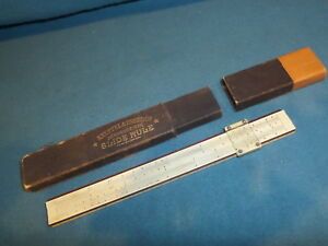 VINTAGE SLIDE RULE KEUFFEL &amp; ESSER CO. MANNHEIM  PAT. JUNE 5TH 1900  U.S.A.