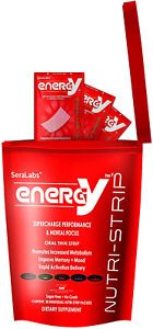 Nutri-Strips Energy Boost Rapid Activation Delivery Oral Strips Pack of 30