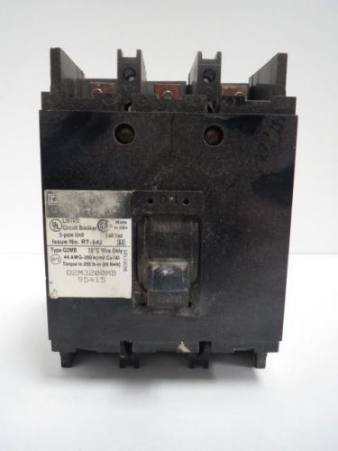 Square d q2m3200mb molded case 3p 200a 240v-ac circuit breaker b205514 for sale