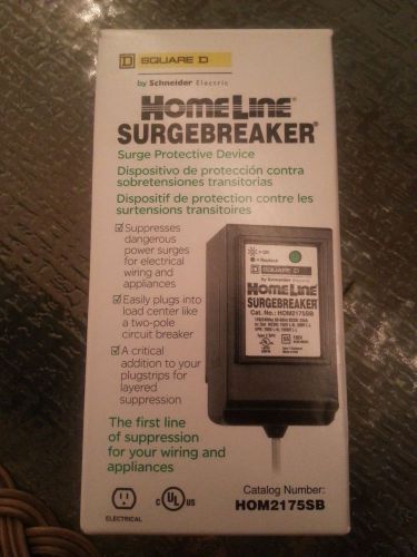 NEW Square D Homeline HOM2175SB Surge Breaker Protector Protective Transient