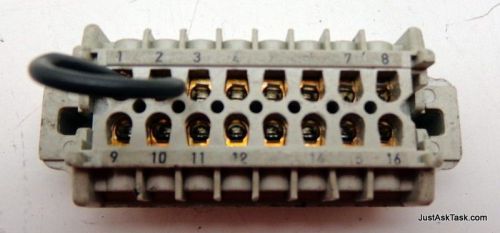 Epic H-BE 16SS 16-Plug Male Insert Connector