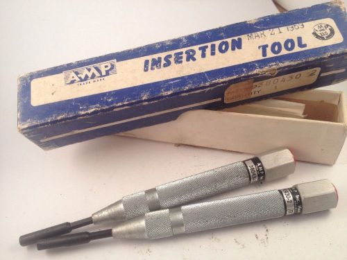 Two Amp Insertion Tools 380430-2 Tip No. E1 380429-1