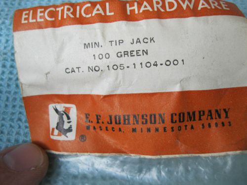 EF Johnson Mini Tip Jacks 105 1104 001 (quantity 100)