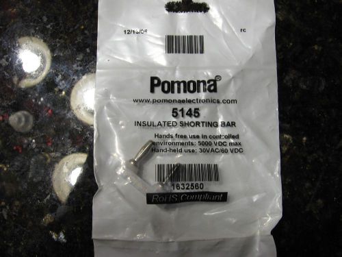 Pomona 5145 Insulated Double Banana Plug Shorting Bar 15A