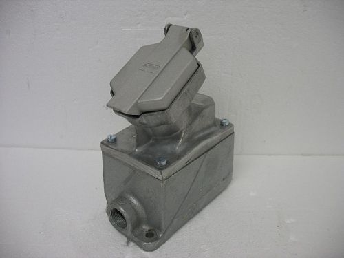 Cooper crouse-hinds cps152-201 explosion prf 20a circuit breaking receptacle new for sale