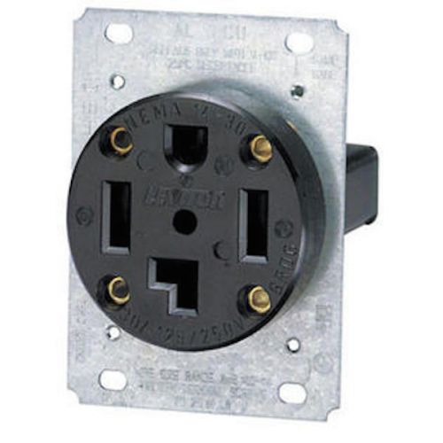 Leviton straight blade flush receptacle 30a 125/250v for sale