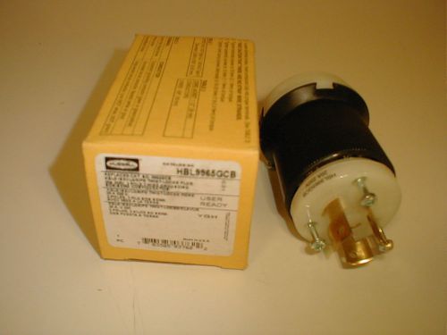 Hubbell 20A Insulgrip Twist-Lock Plug HBL9965GCB