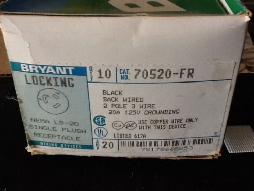 Bryant Electric 70520-FR Locking Receptacle