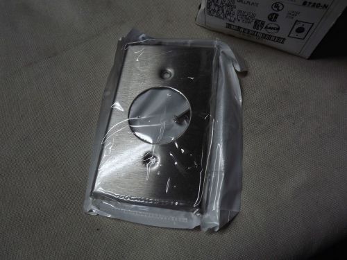 Lot of 10 new leviton 84020 stainless steel wall plate 84020-40 for sale