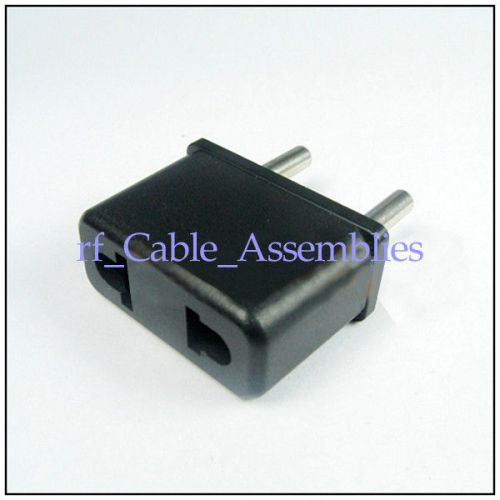 2x eu to us/iec conversion plug travel adaptor copper pin converter ac socket for sale