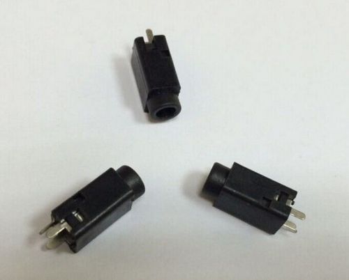 20Pcs 3.5mm  Female Audio Connector 3 Pin DIP Stereo Headphone Jack PJ-359 Black