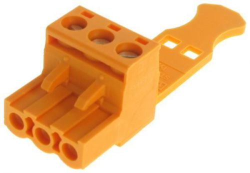 Pluggable terminal blocks 3 pos 5.08mm pitch plug 24-12 awg screw for sale