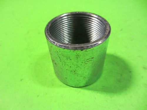1-1/2&#034; galvanized steel conduit coupling (lot of 25) for sale