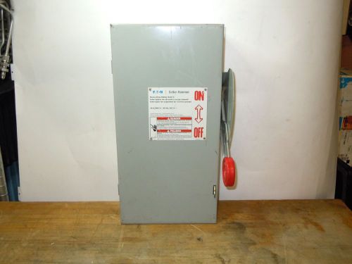 EATON DH361UGK CUTLER HAMMER HEAVY DUTY SAFETY SWITCH  30A 600 V 60Hz 250 V