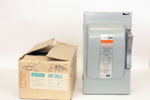 Siemens NF352  60 Amp, 3PH, 600V, Non-Fusible Disconnect Switch