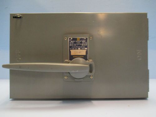 Square D QMB-3640 400 Amp 600 VAC QMB Saflex Unit Fusible Branch Switch 4 Series