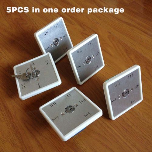 Key switches for automatic door function selection ( 5pcs in one order package )