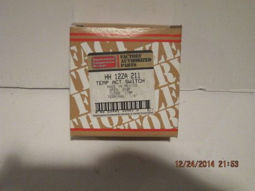 Carrier HH12ZA211 TEMPERATURE ACT Switch, FREE SHIPPING, NEW IN BOX!!!!