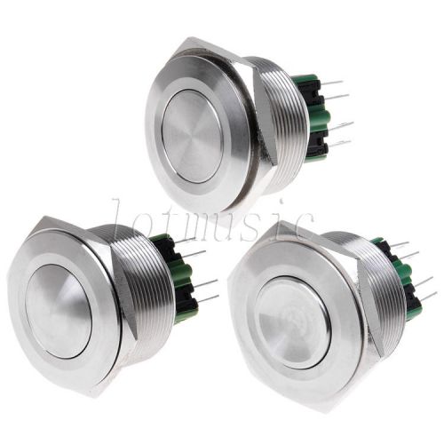 30mm latching flat head  latching round head  latching concave head push button