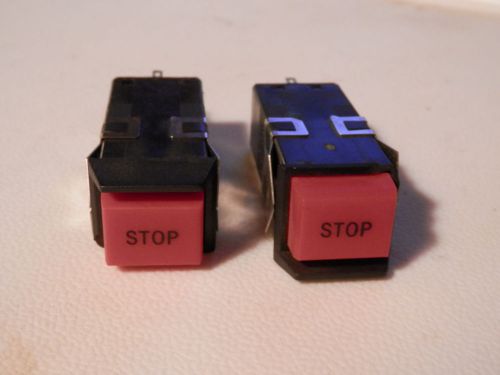 Microswitch 4a34baa31 red pushbutton lot of 2 for sale