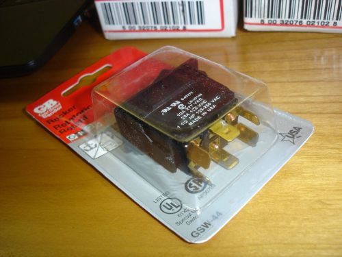 Gsw-44 snap-in power rocker switches (lot of 4) 20a 125v - gb electrical inc for sale