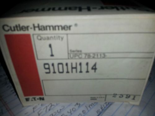 CUTLER HAMMER 9101H114 1 POLE NEMA 1 NEW IN BOX MP SWITCH #B15