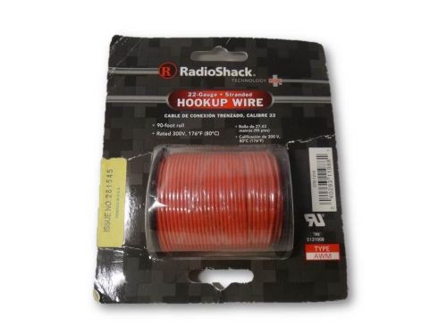 New RadioShack 55 ft. 18 ga. AWM  Stranded Red Hook-Up Wire 278-1220