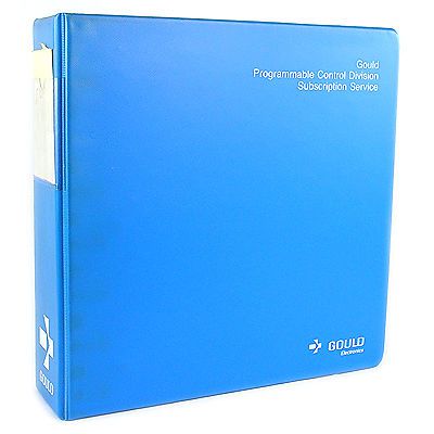 Gould programmable control service manuals w/binder (9) for sale
