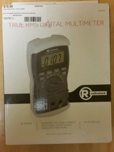 New radio shack true rms digital multimeter  new. free shipping!!! for sale