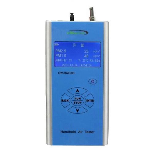 New hat200 portable particle counter pm2.5 pm10 unit microgram&amp;cubic meter for sale