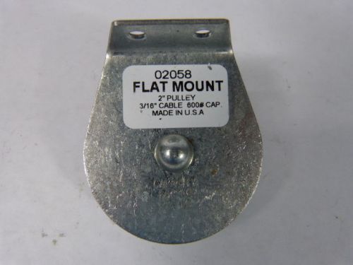 Block 02058-2 flat-mount pulley 600lbs ! new ! for sale