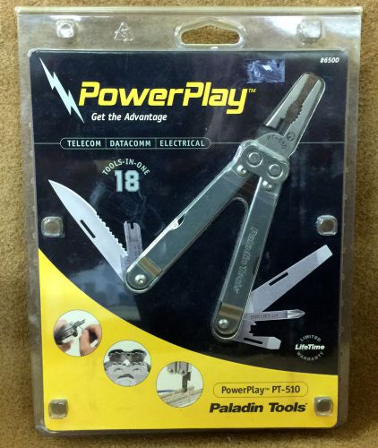 NOS Paladin #6500 PT-510 PowerPlay 18-in-1 Tool w/ Case