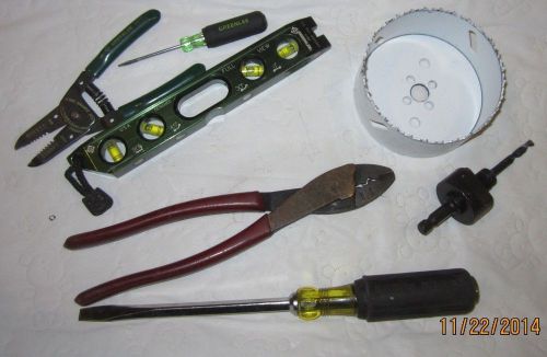 Klein and Greenlee Electricians Tool Lot, Used, Look!